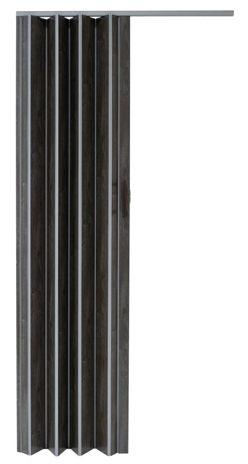 Drzwi harmonijkowe 001P DĄB GRAFIT MAT - 90 cm - obrazek 2