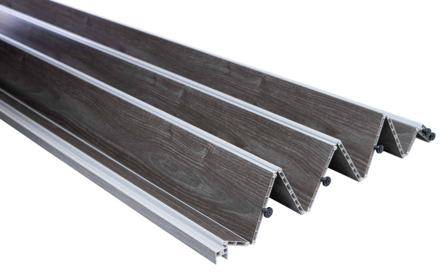 Drzwi harmonijkowe 001P DĄB GRAFIT MAT - 90 cm - obrazek 4