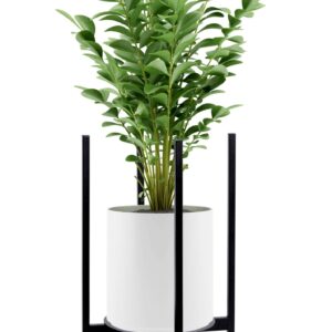 Alternative view of Kwietnik stojący loftowy Torre 70 cm czarny