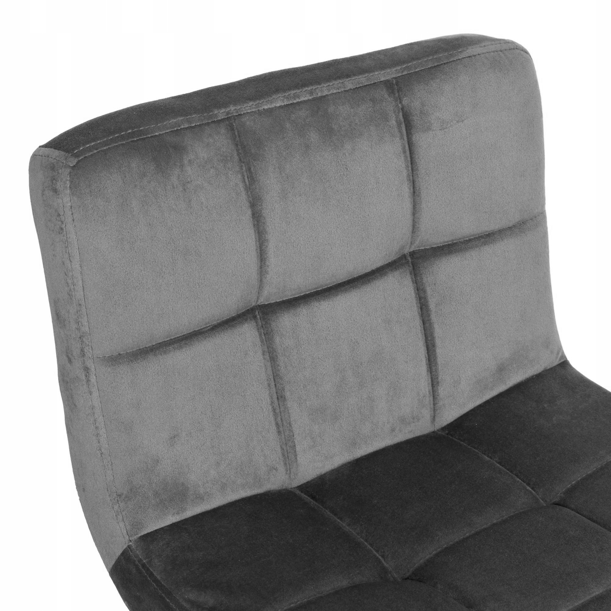 Hoker barowy Arako Black grafitowe Velvet - obrazek 9