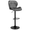 Hoker barowy Gordon Black grafitowy Velvet
