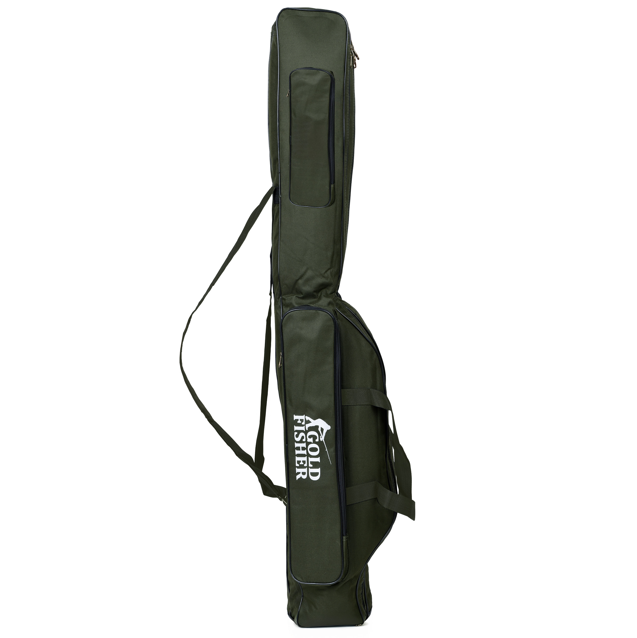 Pokrowiec na wędki 140 cm Gold Fisher 3 komory - obrazek 3