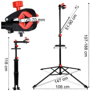 Alternative view of Stojak serwisowy na rower 188 cm regulowany obrotowy