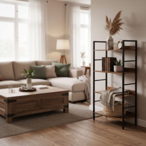 Alternative view of Regał industrialny loft Varberg Rustic