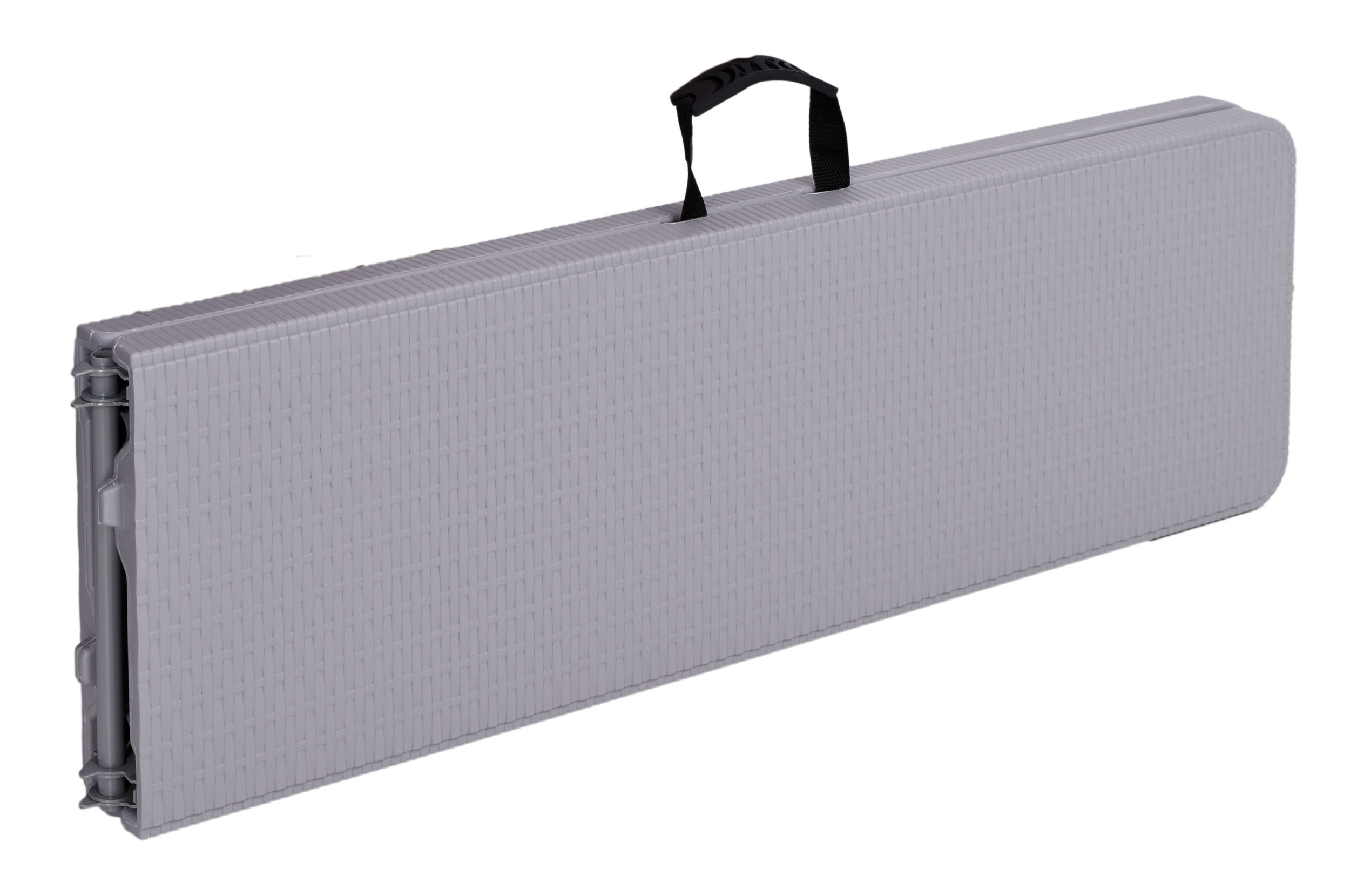 Ławka cateringowa składana w walizkę 180 cm RATTAN szara - obrazek 6
