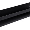 Półka łazienkowa loftowa Megara 40 cm czarna