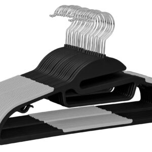 Alternative view of Wieszak Flexi komplet 20 sztuk czarno-szary