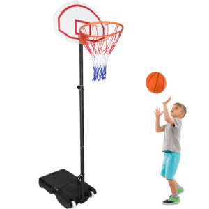Alternative view of Kosz regulowany na stojaku do koszykówki DUNKER