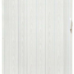 Drzwi harmonijkowe 004 04 biały dąb - 80 cm