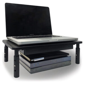 Alternative view of Podstawka pod monitor laptop NANKIN czarna + szuflada