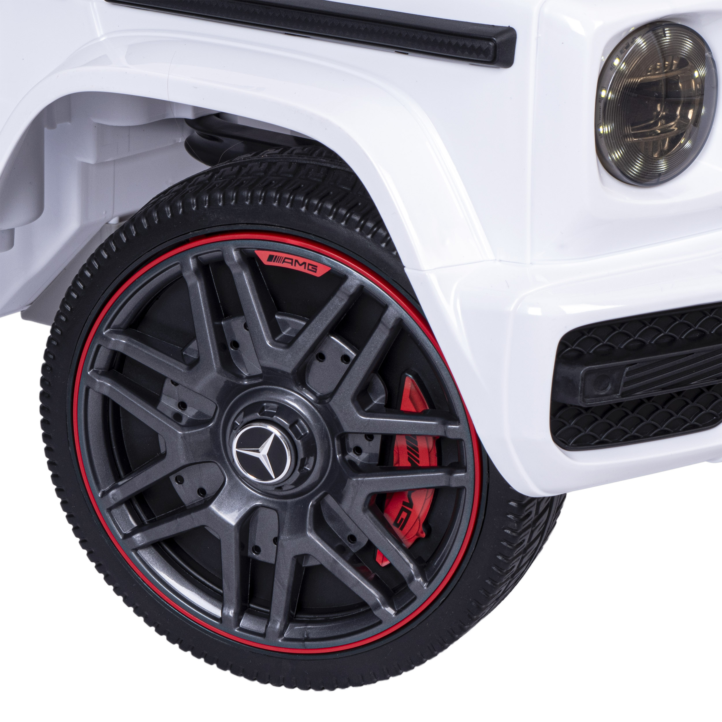 Samochód elektryczny dla dzieci MERCEDES AMG G63 biały - obrazek 10