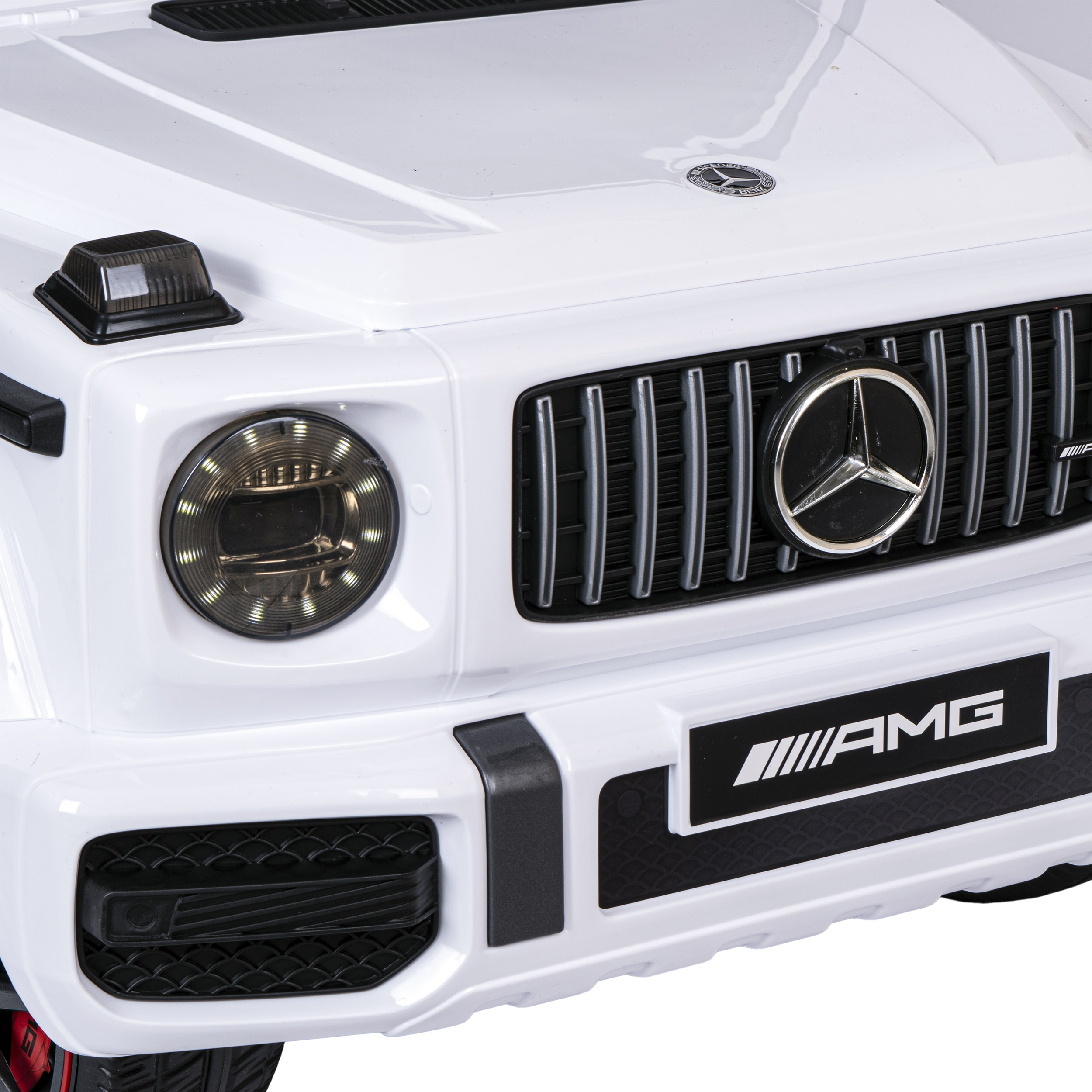 Samochód elektryczny dla dzieci MERCEDES AMG G63 biały - obrazek 8