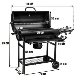 Alternative view of Grill węglowy ogrodowy 2 ruszty popielnik BAREL