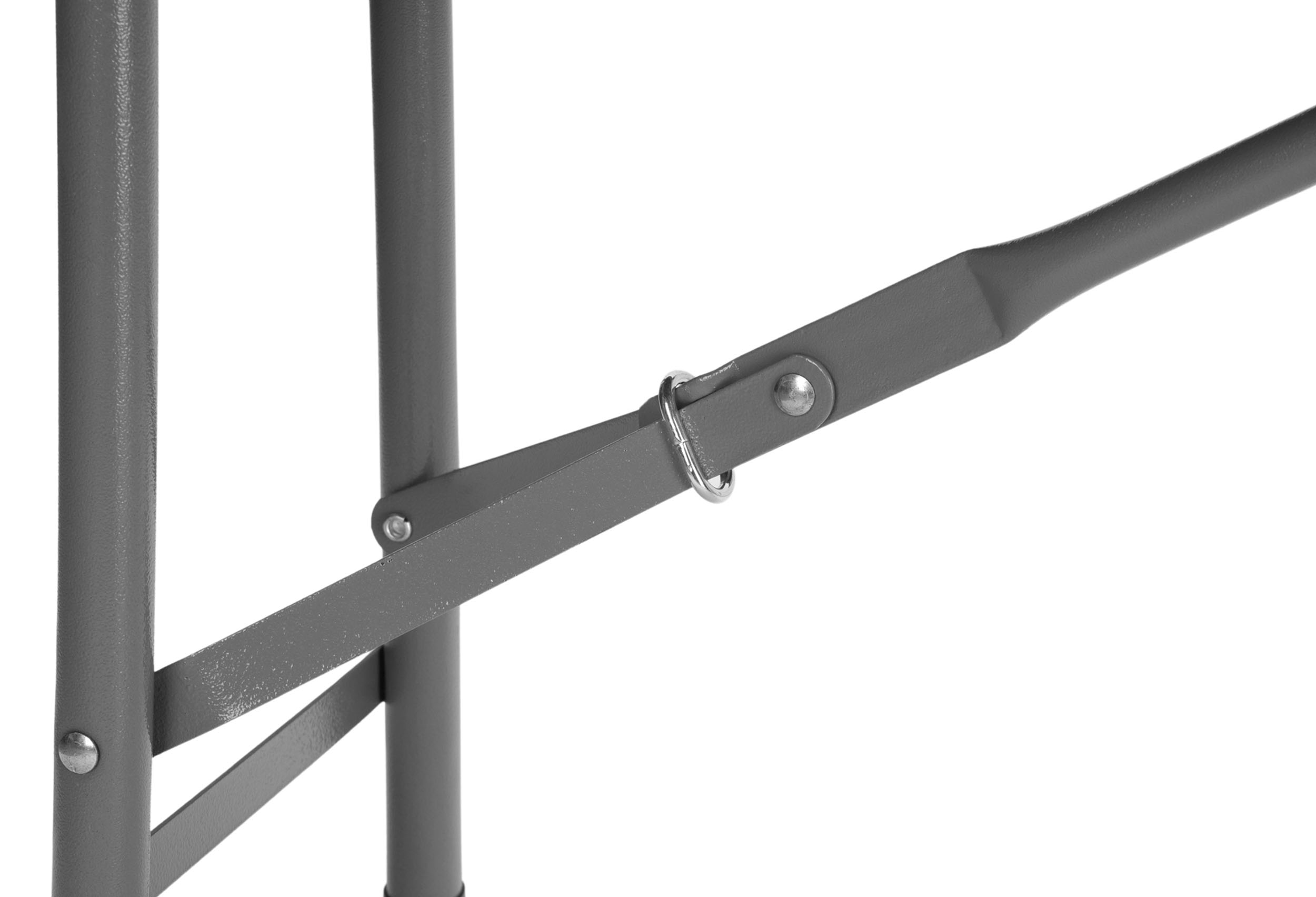 Ławka cateringowa składana w walizkę 180 cm RATTAN czarna - obrazek 8