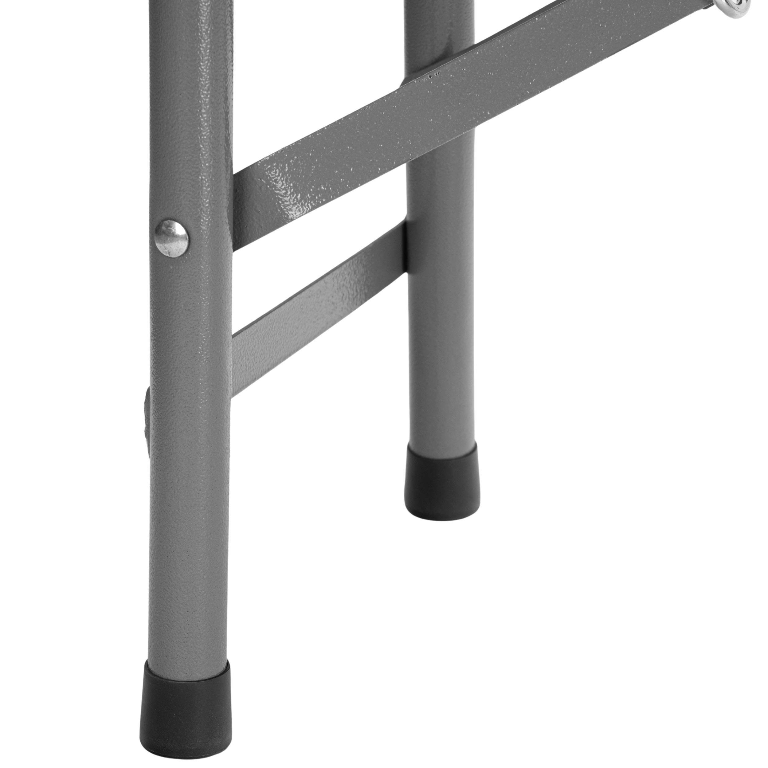 Ławka cateringowa składana w walizkę 180 cm RATTAN czarna - obrazek 9