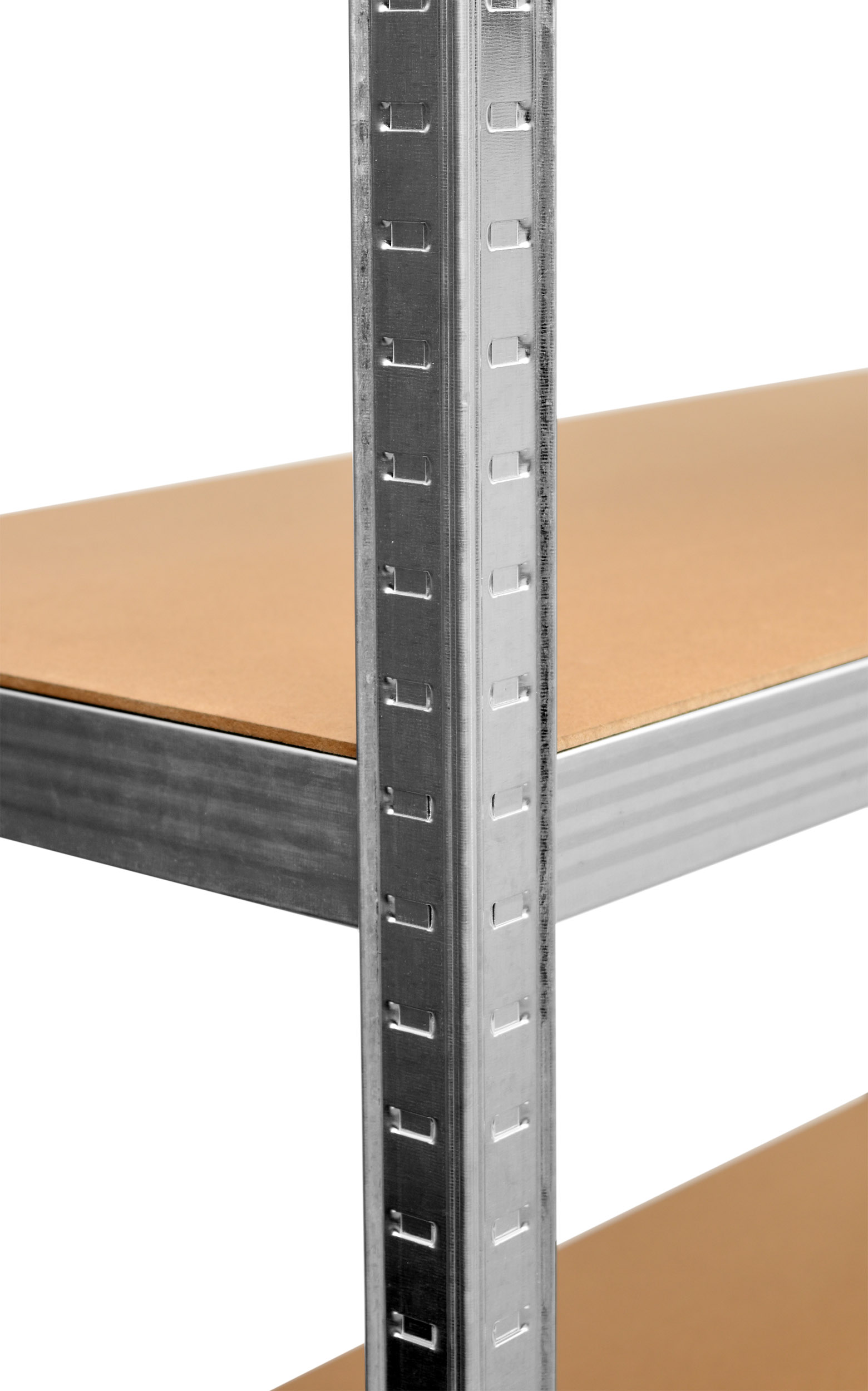 Regał stalowy magazynowy 200kg 5 poziomów 205x120x45 cm ocynkowany - obrazek 7