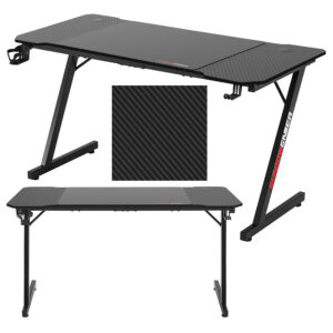Biurko gamingowe SHADOW GAMER 1.0 140 cm podkładka