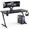Biurko gamingowe SHADOW GAMER 1.1 160 cm podkładka