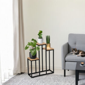 Alternative view of Kwietnik metalowy loft AGRAS CRAFT stojak na kwiaty