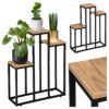 Kwietnik metalowy loft AGRAS CRAFT stojak na kwiaty