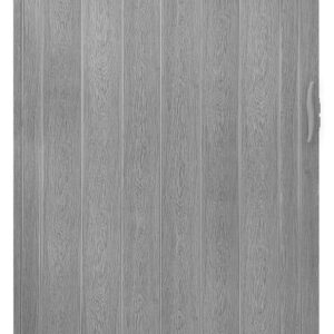 Drzwi harmonijkowe 001P 67 SZARY DĄB MAT 90 cm