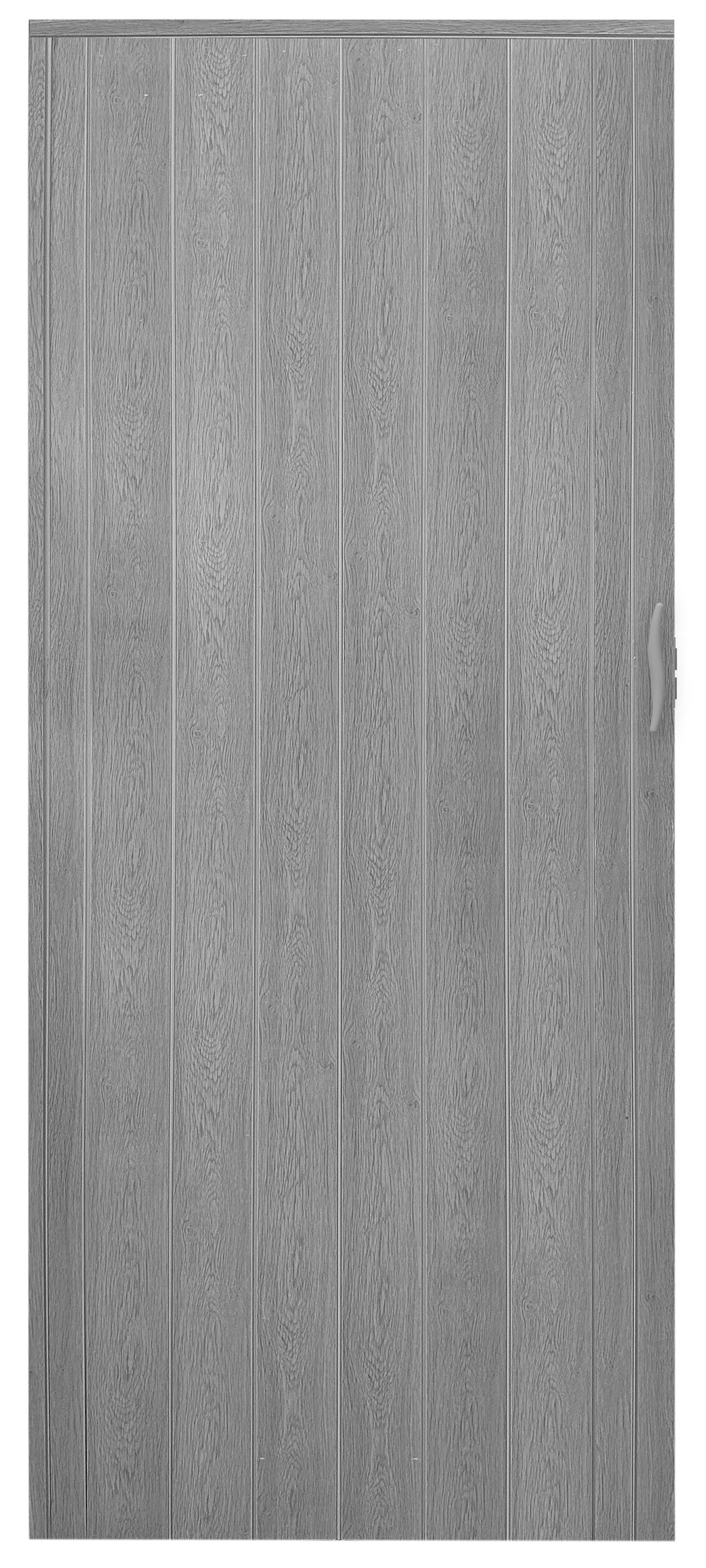 Drzwi harmonijkowe 001P 67 SZARY DĄB MAT 90 cm