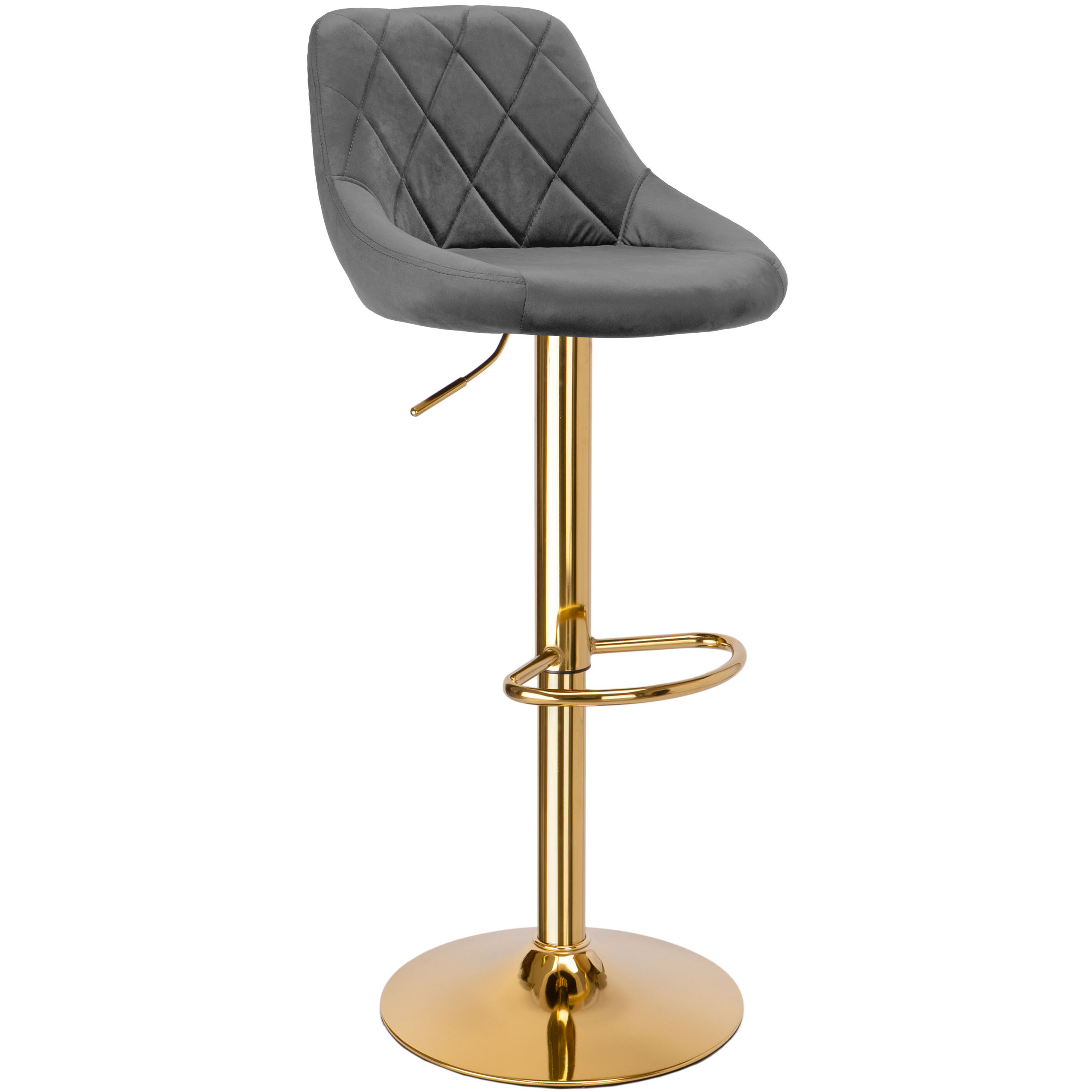 Hoker barowy Cydro Gold grafitowe Velvet - obrazek 6