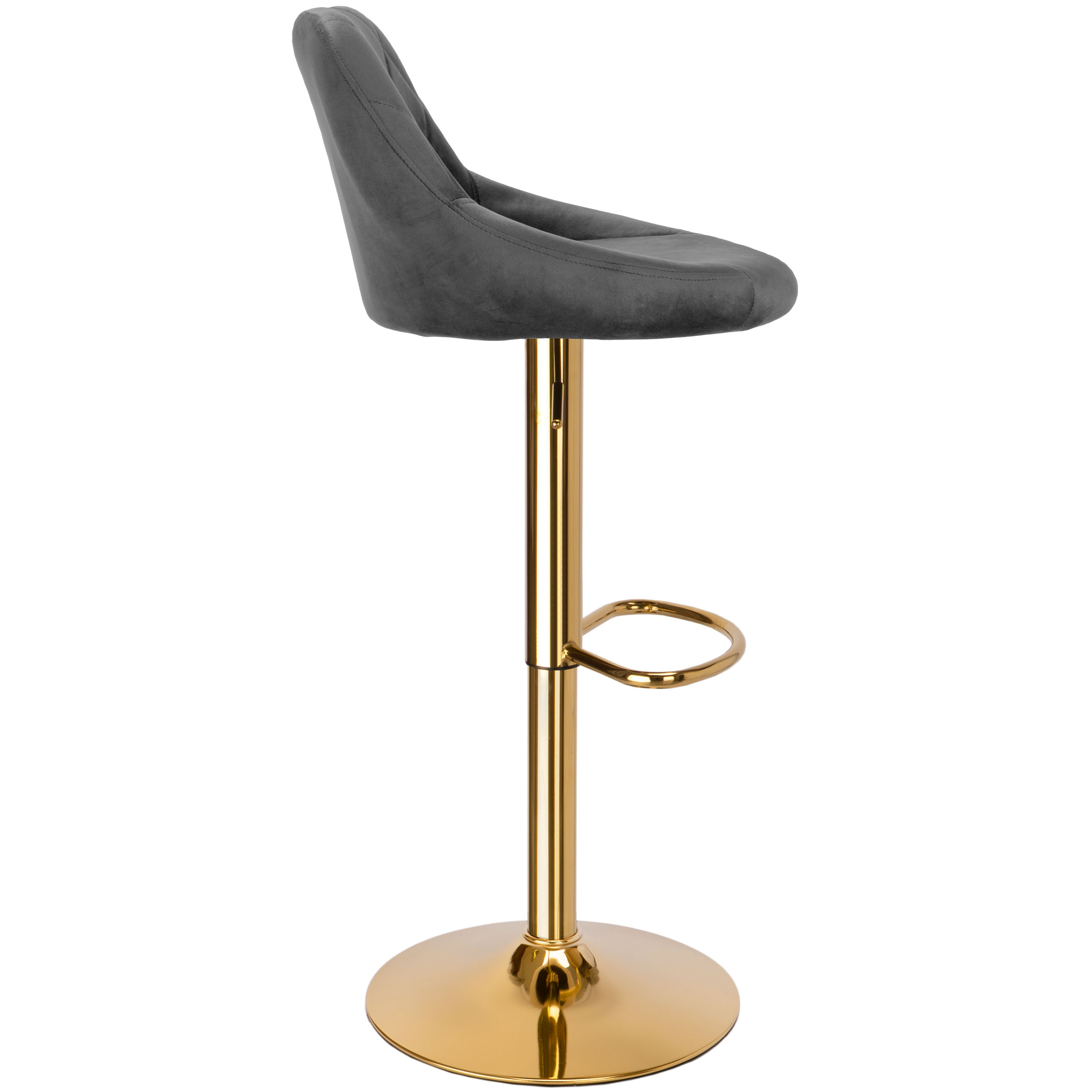 Hoker barowy Cydro Gold grafitowe Velvet - obrazek 8