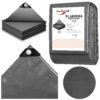 Plandeka 2x3m szara GRENTO 260GSM