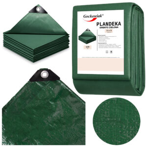 Plandeka 3x5m zielona GRENTO 120GSM