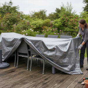 Alternative view of Plandeka 4x8m srebrna GRENTO 260GSM
