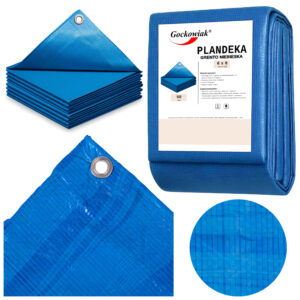 Plandeka 6x8m niebieska GRENTO 50GSM