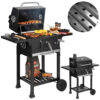 Grill węglowy ogrodowy z żeliwnym rusztem FERRO