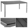 Stół ogrodowy aluminiowy ZENON 150x90 cm