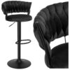 Hoker barowy Tresso Black czarny Velvet