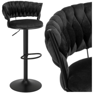 Hoker barowy Tresso Black czarny Velvet