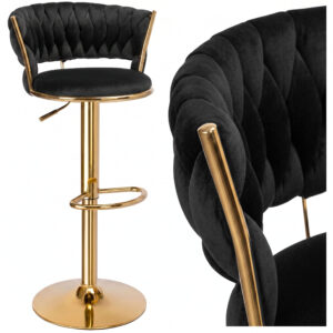 Hoker barowy Tresso Gold czarny Velvet