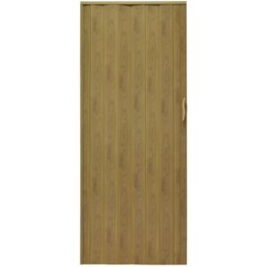 Drzwi harmonijkowe 001P JASNY DĄB MAT G - 90 cm