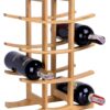 Stojak na wino bambusowy Todgar